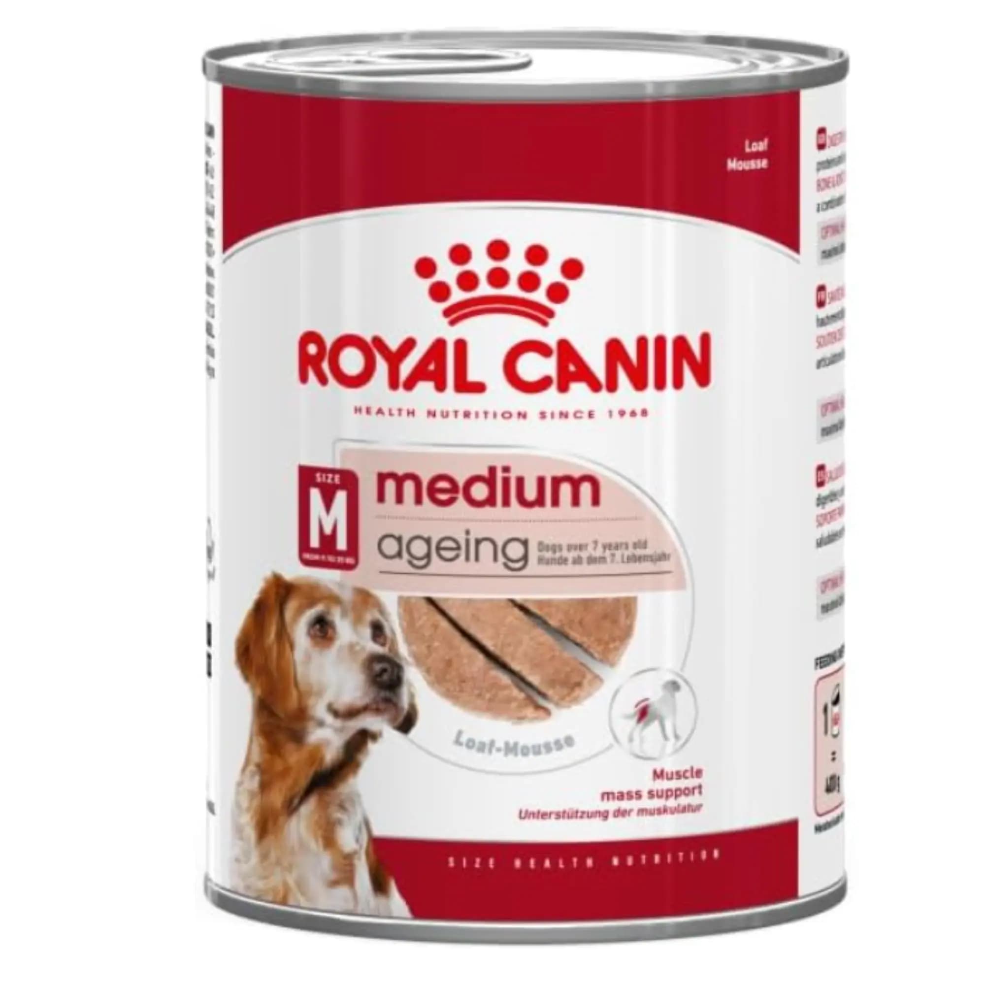 رویال کنین نژاد متوسط سالمند 7+ غذای تر سگ – پاته در کنسرو - ۴۱۰ گرم