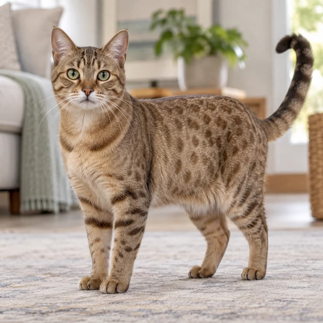 تصویر گربه نژاد امریکن شورت‌هیر (American Shorthair) در دوره بالغ و سالمند - وقار و مراقبت‌های نژادی در دانشنامه پت همزی