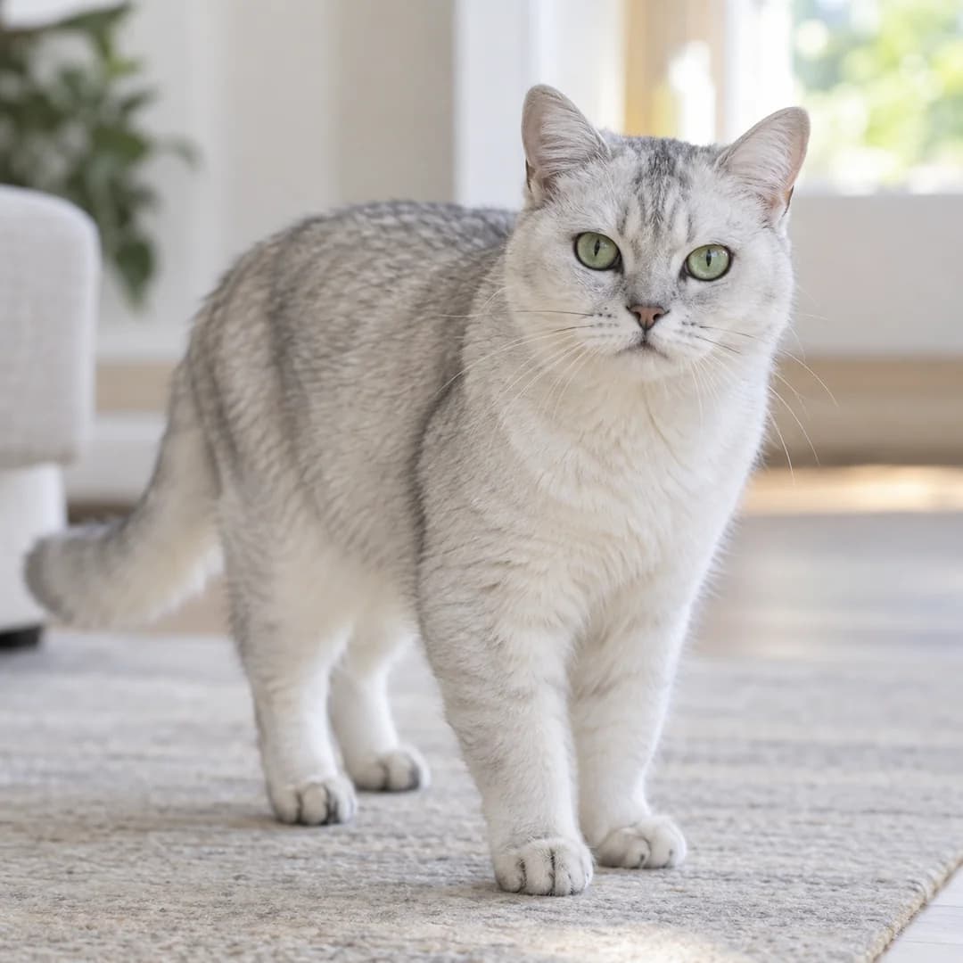 تصویر گربه نژاد شارترو (Chartreux) در دوره بالغ و سالمند - وقار و مراقبت‌های نژادی در دانشنامه پت همزی