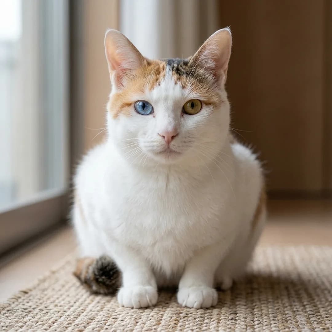 تصویر گربه نژاد جاپنیز بابتیل (Japanese Bobtail) در دوره بالغ و سالمند - وقار و مراقبتهای نژادی در دانشنامه پت همزی