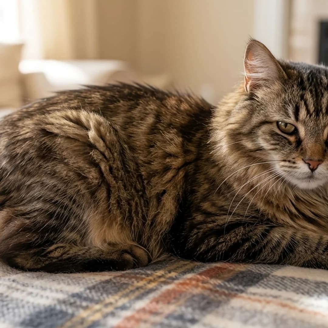 تصویر گربه نژاد کوریلین بابتیل (Kurilian Bobtail) در دوره بالغ و سالمند - وقار و مراقبتهای نژادی در دانشنامه پت همزی
